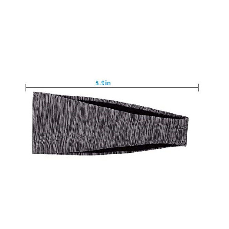 2022 New Sports Yoga Hair Band Women's Breathable Wide Strip Yoga Double-layer Stitching Headband Head Band Gym Sport Headband