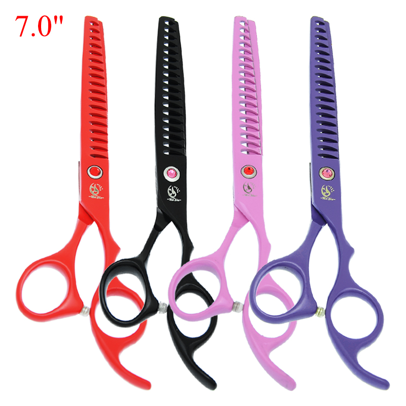 7 inch Meisha Pet Grooming Scissors Japan Steel Dog Scissors Pet Shears Animals Cutting Thinning Curved Haircut Supplies B0033A
