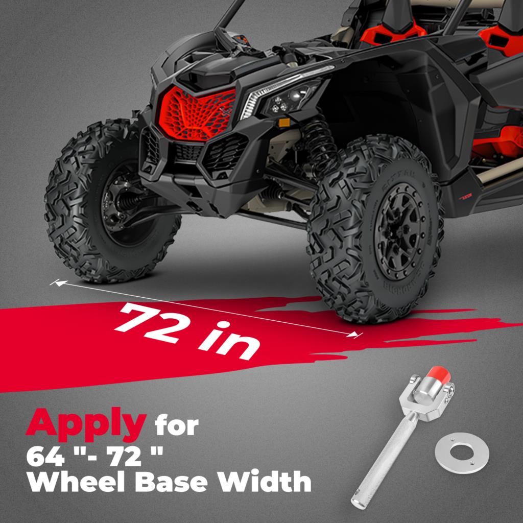 KEMIMOTO X3 UTV 64"/72" Wheel Base Width Belt Change Tool for Can Am Maverick X3, Maverick X3 MAX 2017-2024