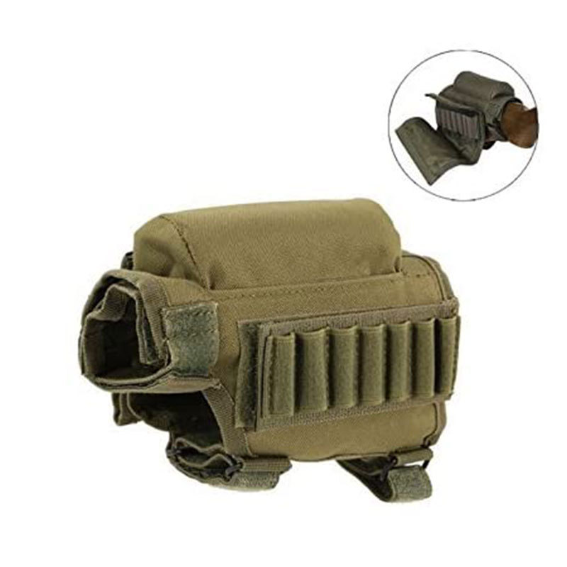 Hunting Carrier Pouch Round Cartridge Bag Shell Buttstock Ammo Tactical Rifle Cases Cheek Rest Riser Ammo Cartridges