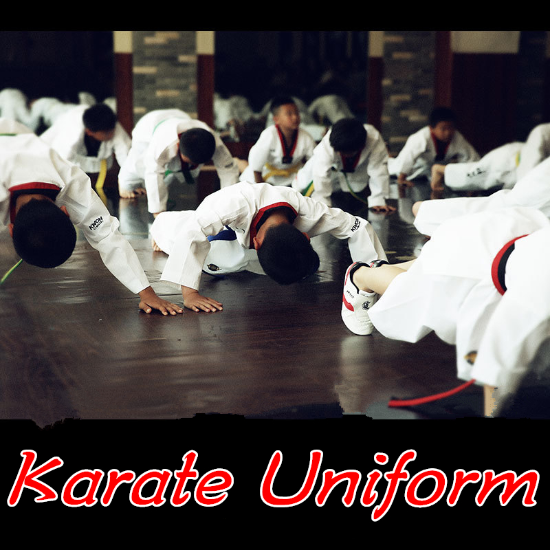 Quality White Adult Karate Uniform Breathable Dobok Kyokushinkai Dogi Kimono Taekwondo Belt Karate Suit Clothes for Kids Men