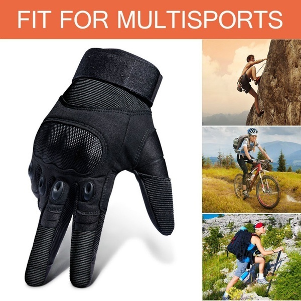 Touch Screen Tactical Military Hard Knuckle Full Finger Gloves Army Airsoft Paintball Combat Hunting Riding Motorcycle Cycling