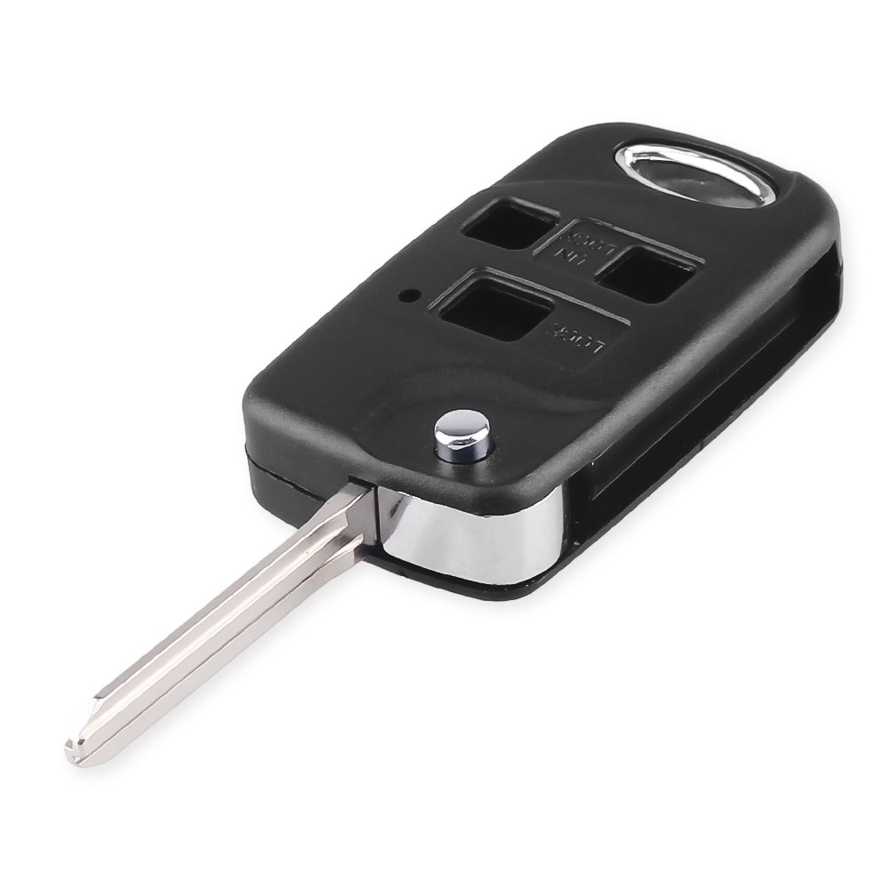 KEYYOU Toy43 Toy47 Toy48 Remote Flip Car Key Shell Case For Toyota Yaris Carina Corolla Avensis For Lexus IS200 RX300 ES300
