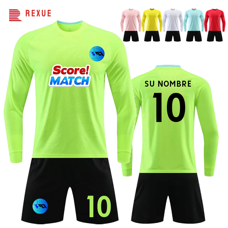 Men Football Jersey Set 2 Piece Custom Soccer Uniform For Children Women 2023 Polyester Short Sleeve Professional Tee Pants
