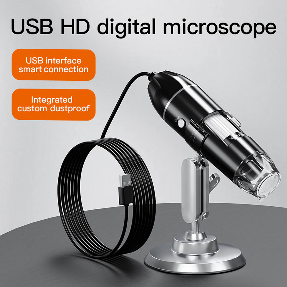 1600X Digital Microscope Camera 3in1 Type-C USB Portable Electronic Microscope For Soldering LED Magnifier For Cell Phone Repair