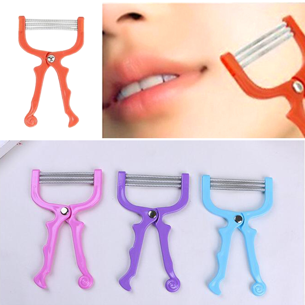 Hair Remover Spring Manual Removal Epilator Shaving Threading Tool ( )