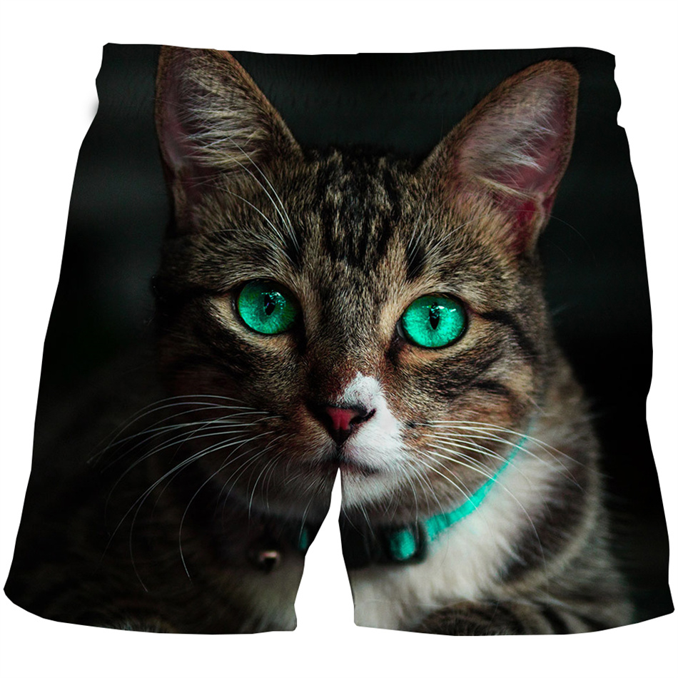 Kids Baby Galaxy Animal Cat Pizza 3D Print Beach Shorts For Boys Girls Summer Children Casual Swimming Clothes Dry Quickly Pants