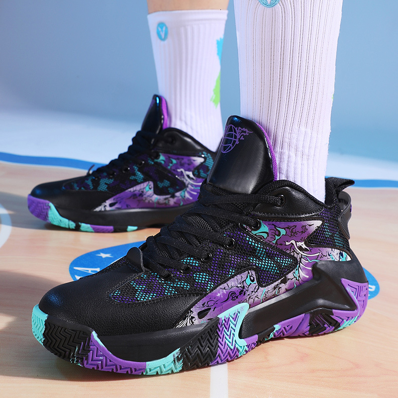 Basketball Lightweight Men Boys Breathable Non Slip Wearable Sports Shoes Athletic Sneakers Women Ddmysaturn