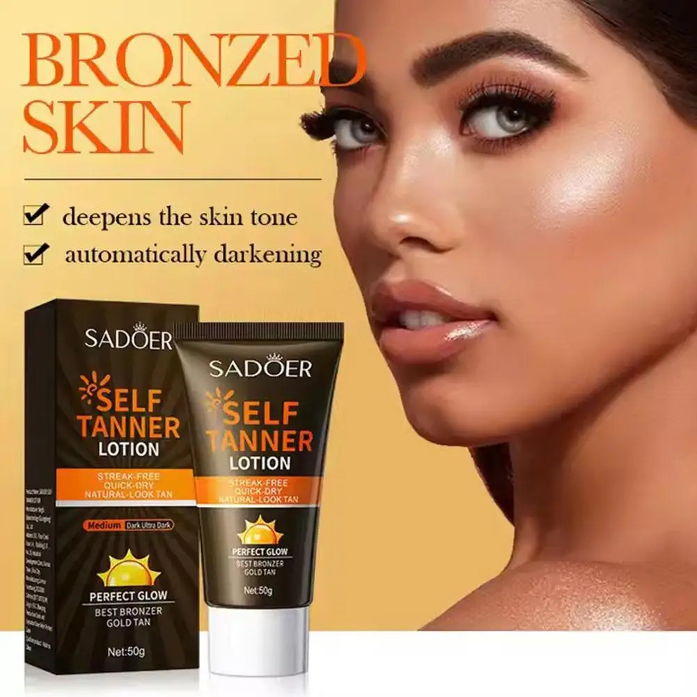 Summer Long Lasting Tanning Cream Woman Body Self Tanners Quickly Oil Man Tanning Bronzer Tan Bronzing Lotion Unisex Cream I9E4 240629