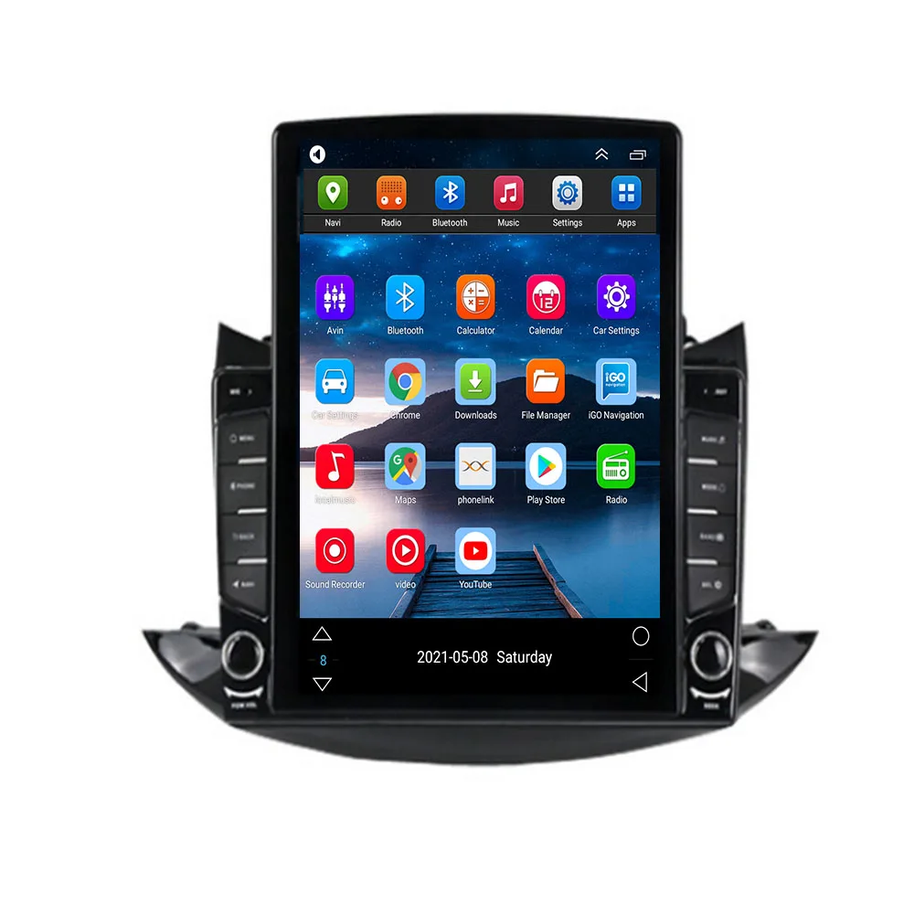 For Tesla Style 2Din Android 13 Car Radio For Chevrolet TRAX 2017-2035 Multimedia Video Player GPS Stereo Carplay DSP Camera RDS