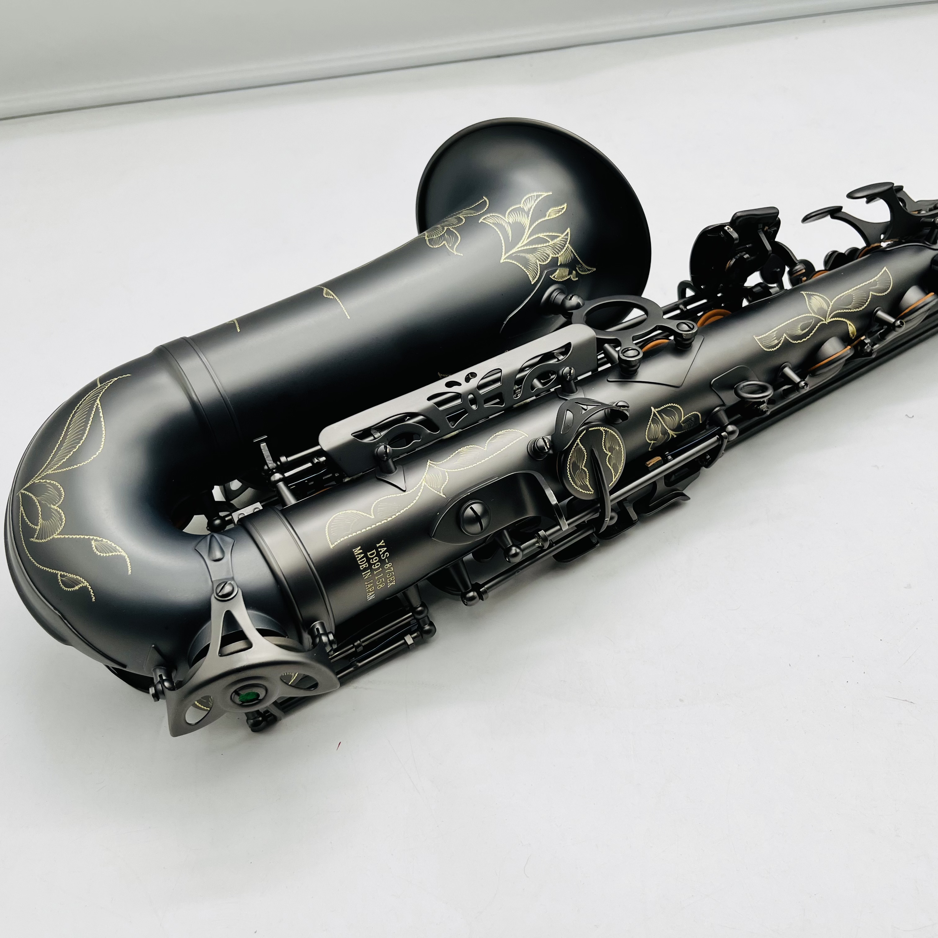 High Quality YAS-875EX Alto Saxophone Eb Tune Black Nickel Plated Professional Instrument With Case Free Shipping