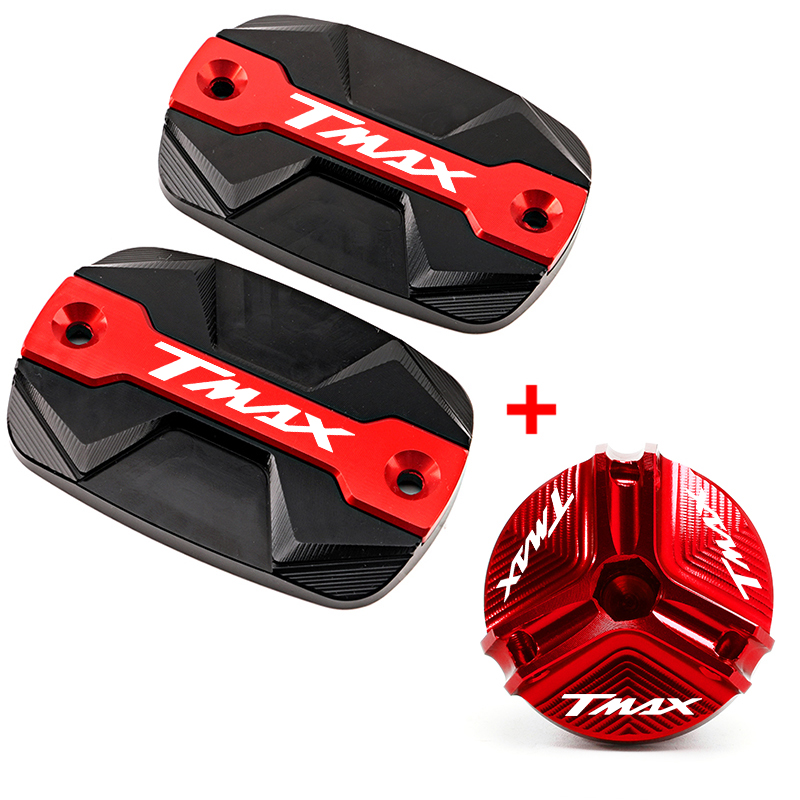 TMAX Accessories Motorcycle Brake Fluid Cap Master Cylinder Reservoir Cover For YAMAHA TMAX 530 500 560 TMax530 SX DX TECH MAX