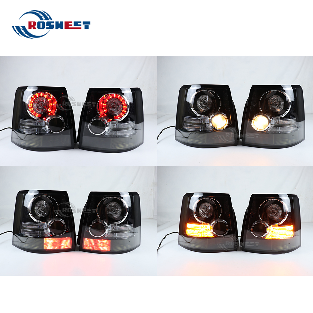 Rear LED Taillight Tail Light Brake Lights For Range Rover Sport 2006-2013 L320 Gray Taillight Car Accessories