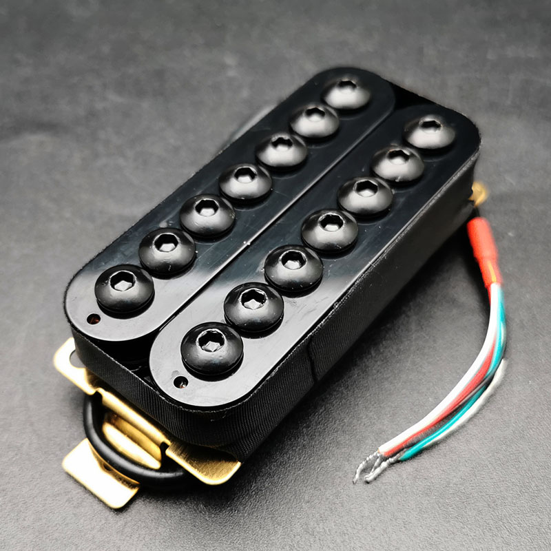 7-String Electric Guitar Humbucker Big Hex Adjustable Screw Dual Coil Pickup Coil Splitting Pickup N8.5K/B14K Output Guitar Part