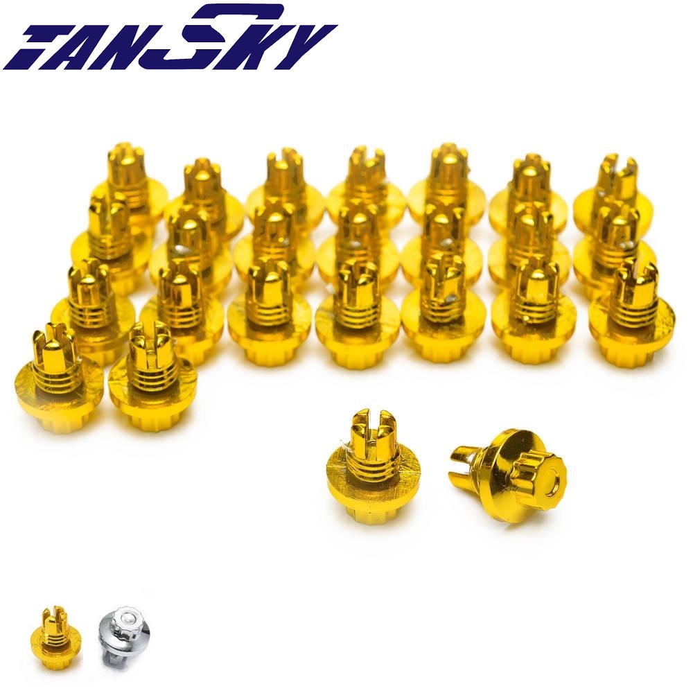 EPMAN -25pcs/lot Plastic Wheels Rivets Fits AH Ds Series Wheel Rims Cap Lip Screw Bolt Tires EPAS066G