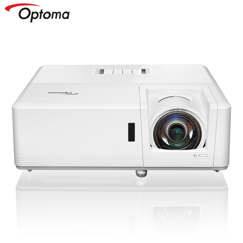 Optoma Laser Short Throw Projector 3D 4000 Lumens For Home Theater 1080P Compatible 4K HDR Beamer Cinema EL400HST GT1090HDRx