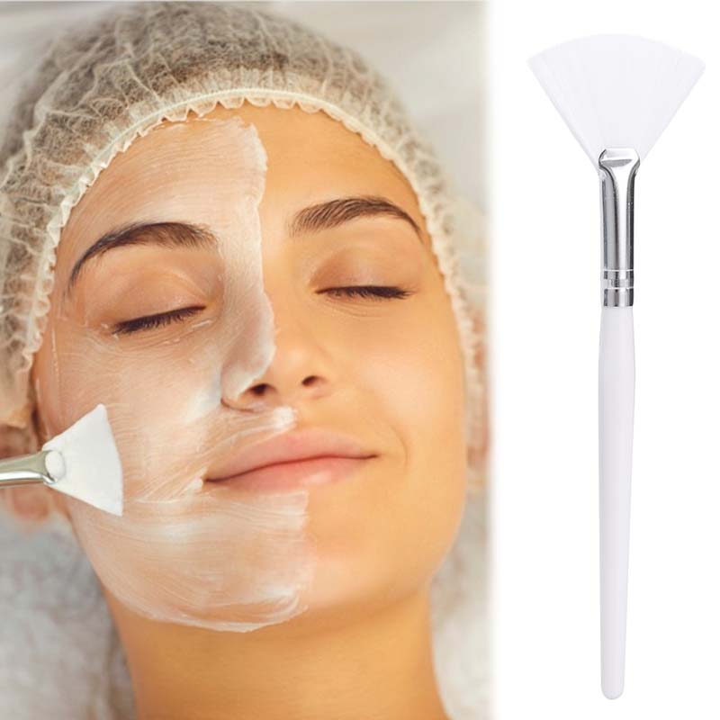 2/3Pcs Makeup Tools DIY Face Mask Brushes Set Soft Applicator Brushes Includes Soft Fan Facial Brushes Acid Applicator Brushes