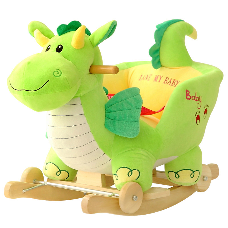 Baby swing Plush Horse Toy Rocking Chair baby Swing Seat Outdoor Kid Ride On Toy Rocking