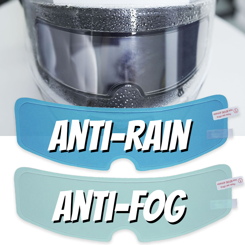 Motorcycle Helmet Anti-Fog Rainproof Film Durable Nano Coating Sticker Anti-Fog Film Safety Driving Moto Helmets Accessories