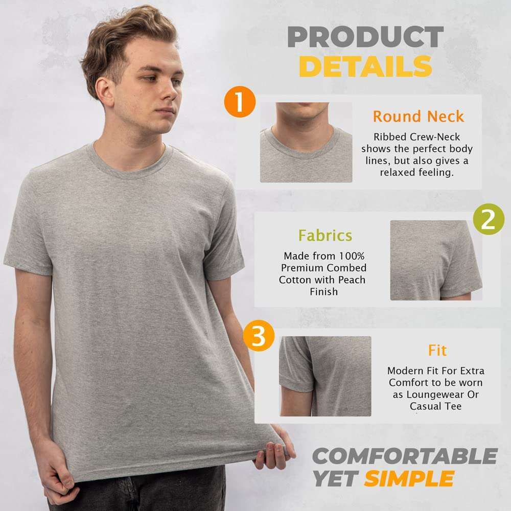 Designer Mens Solid T Shirts for Men Pure Cotton Crew Neck Tees Sunmmer Sport Outdoor Casual clothes
