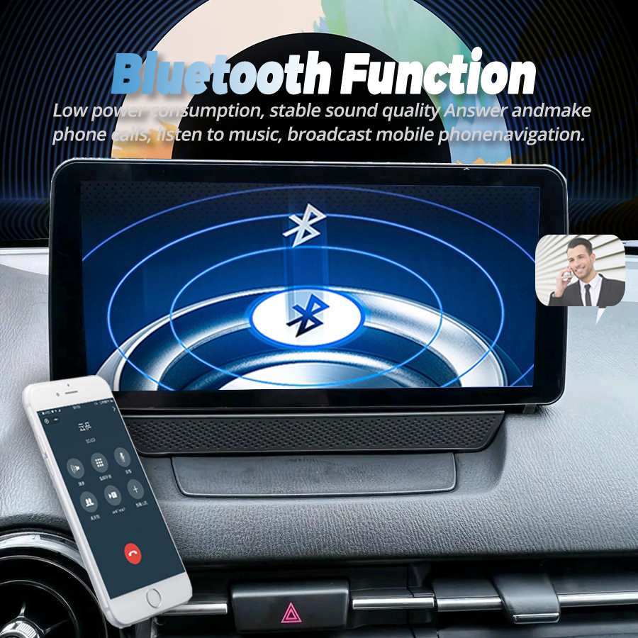 1920*720 Car Screen Multimedia Video Player Android 13 For Mazda CX3 2015 CX-3 Mazda 2 2014-2020 CarPlay Radio Autoradio 256GB