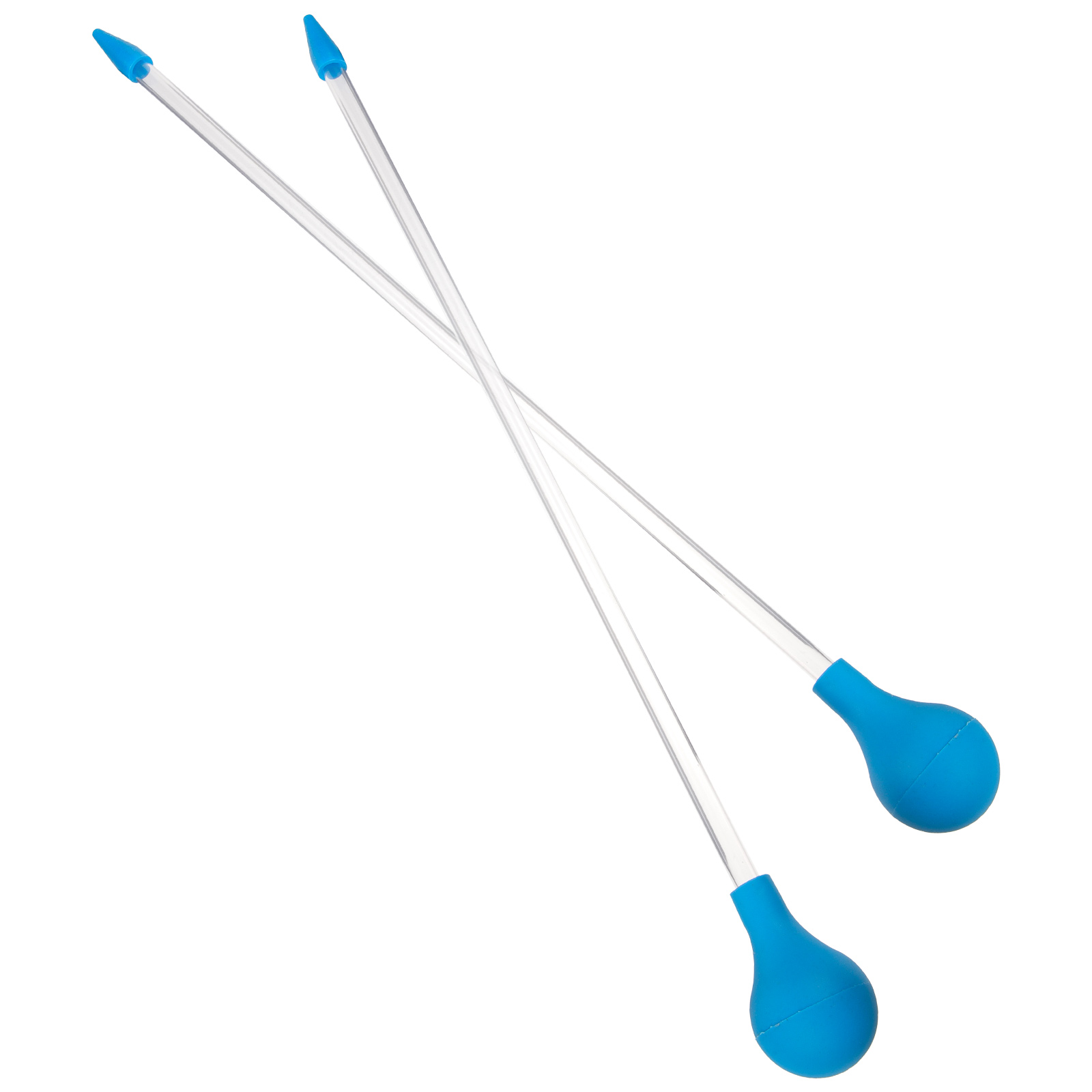 2 Pcs Sponge Accurate Dispensing Fish Tank Feeder Tube Coral Food Aquarium Soft