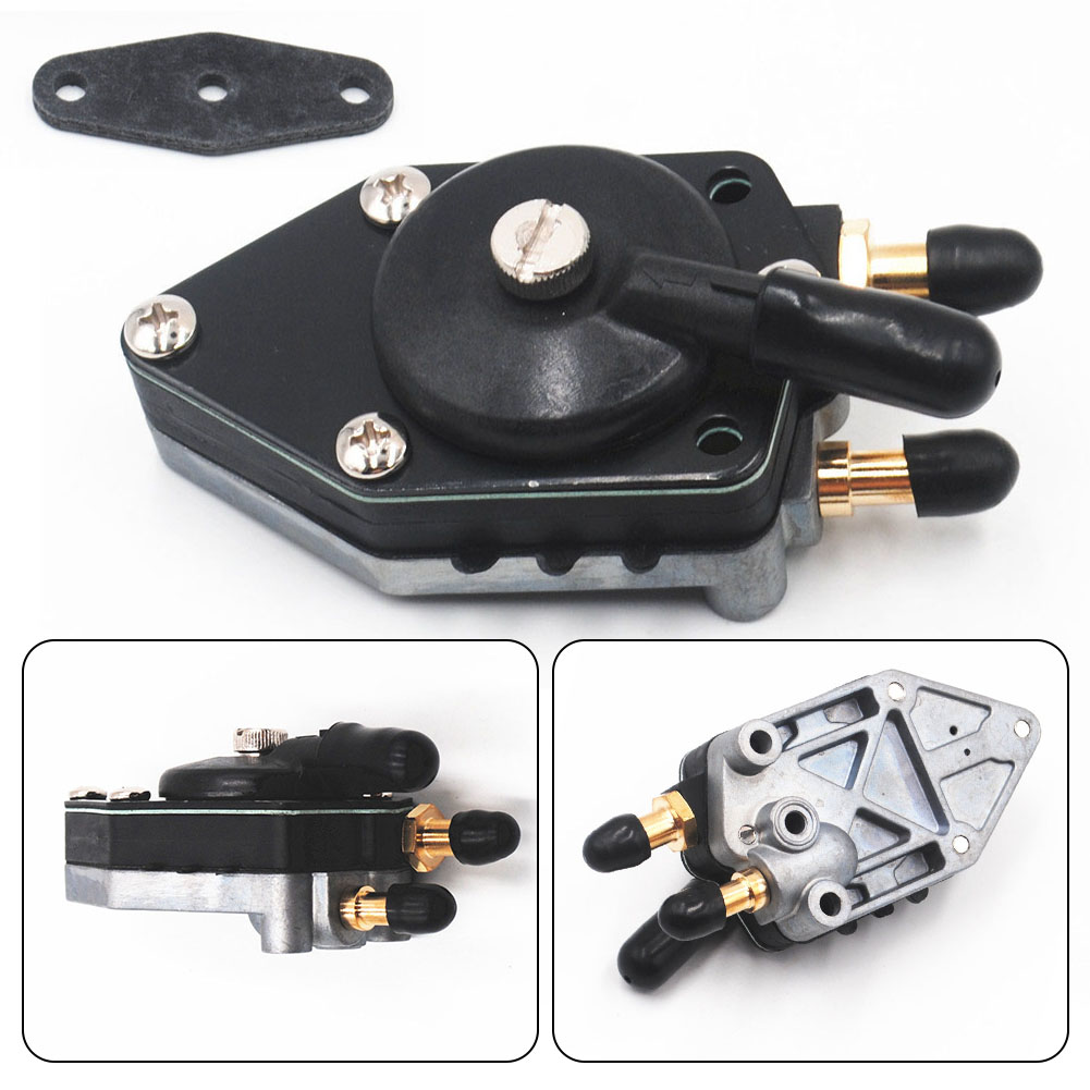 Outboard Motor Fuel Pump For Johnson/Evinrude 25 -140 HP With 3 Nipple Accessories Kits Parts Pumps 398385 433390