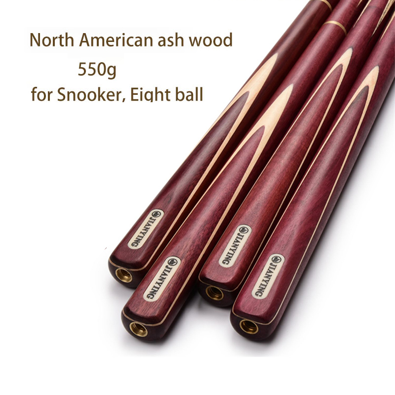 Wooden 145 cm Pool Cue Snooker Black Eight Stick 3/4 Scale Split Ash Wood Shaft Billiard Cues Purple Shaft 10.2mm Tip Size