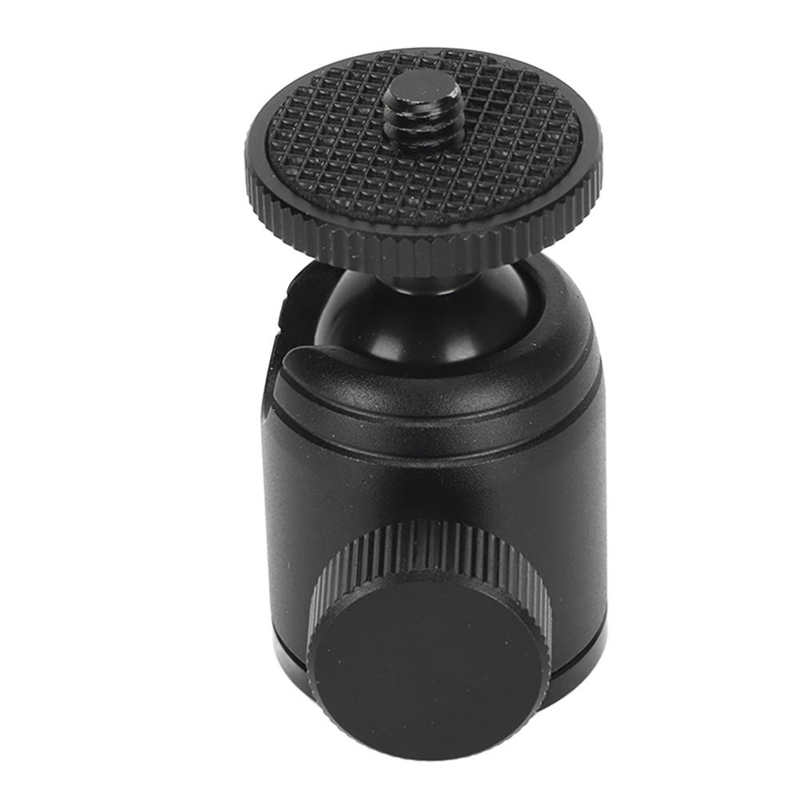 Ball Head 360 Degree Rotating Panoramic Tripod Mount Ball Head with 1/4inch Hot Shoe for DSLR Camera