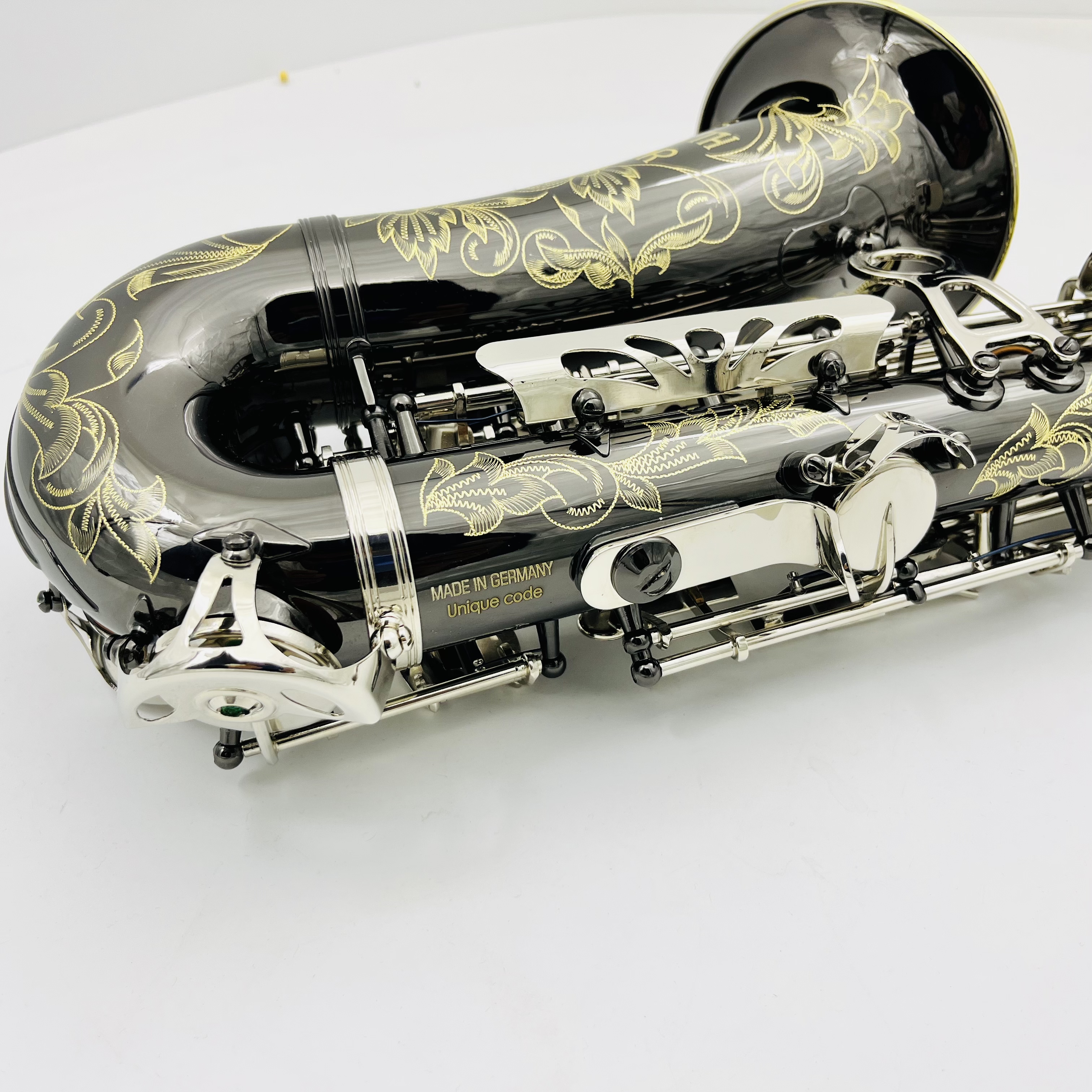 Julius Keilwerth SX90R Alto Saxophone Eb Tune Black Nickel Plated Engraved Professional Woodwind With Case Sax Mouthpiece