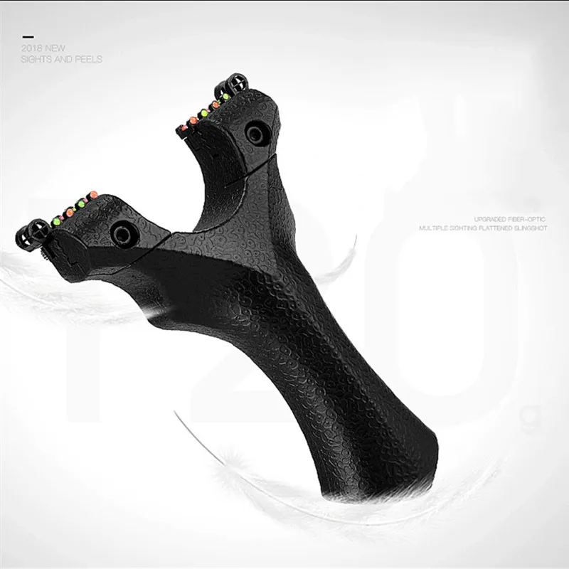 Hunting Slingshot Big Power Dyeing Surface Treatment Using Flat Rubber Band to Accurately Aim The Slingshot for Novices No Wood