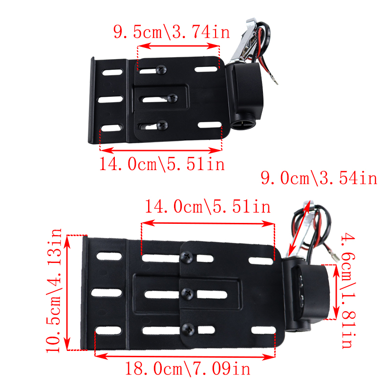 Motorcycle Accessories LED Foldable Side Adjustable License Mount Bracket For Harley Sportster XL 1200 883 Forty Eight 48 2004UP