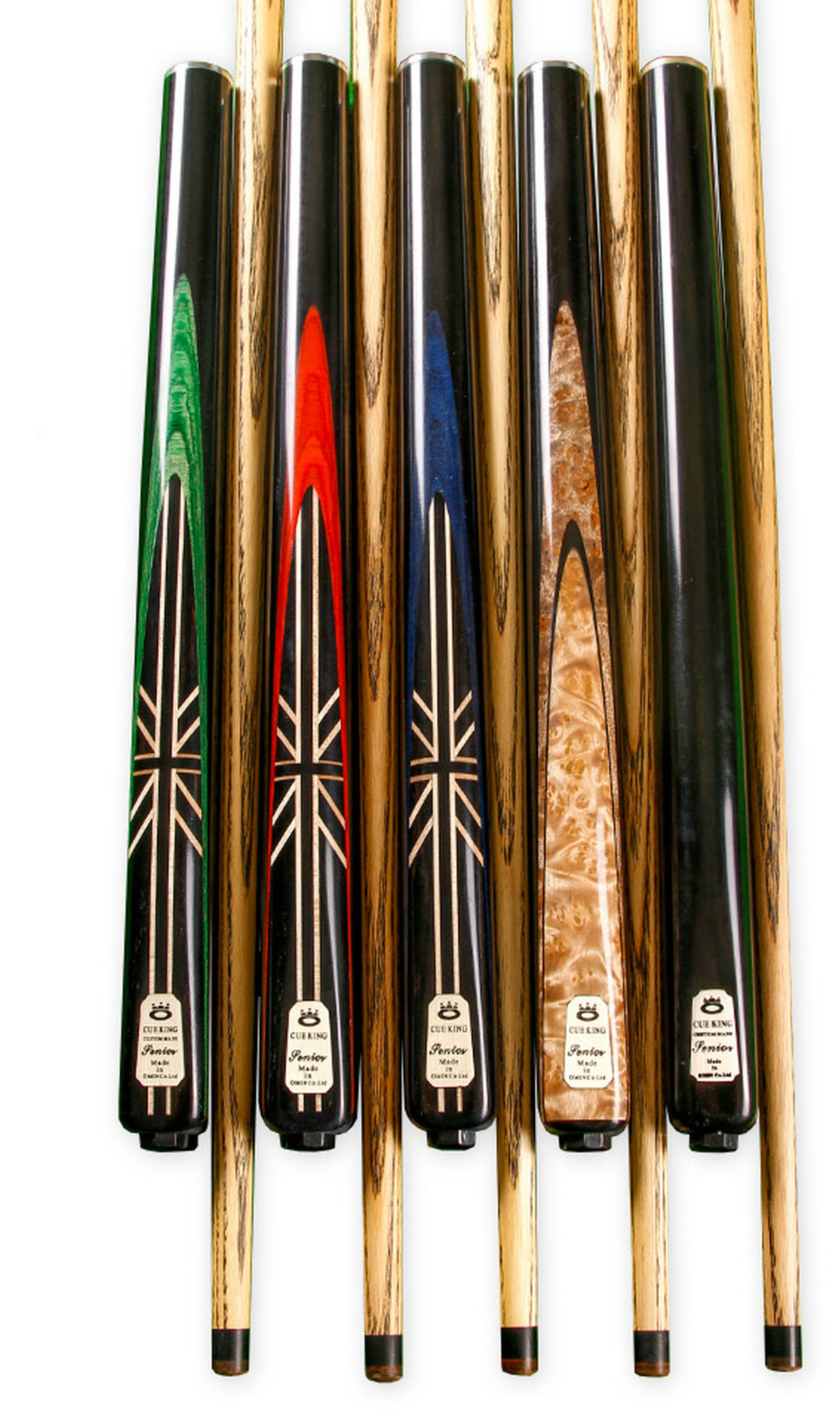 OMIN 57" 3/4 Evolutionist Snooker Billiard Pool Cue Stick 9.5mm/11.5mm + Extender+ Case Holder