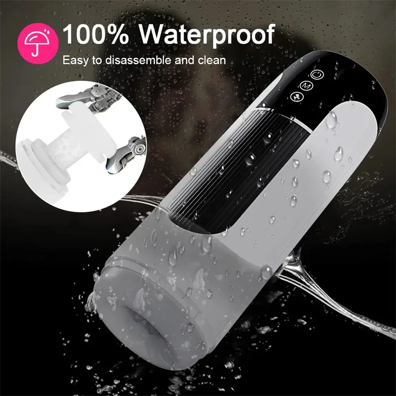 Cat Tail Automatic Masturbator For Men Anus Silicone Toys For Aldult Shrinking Vagina Simulator Intimate Goods For Men Toys