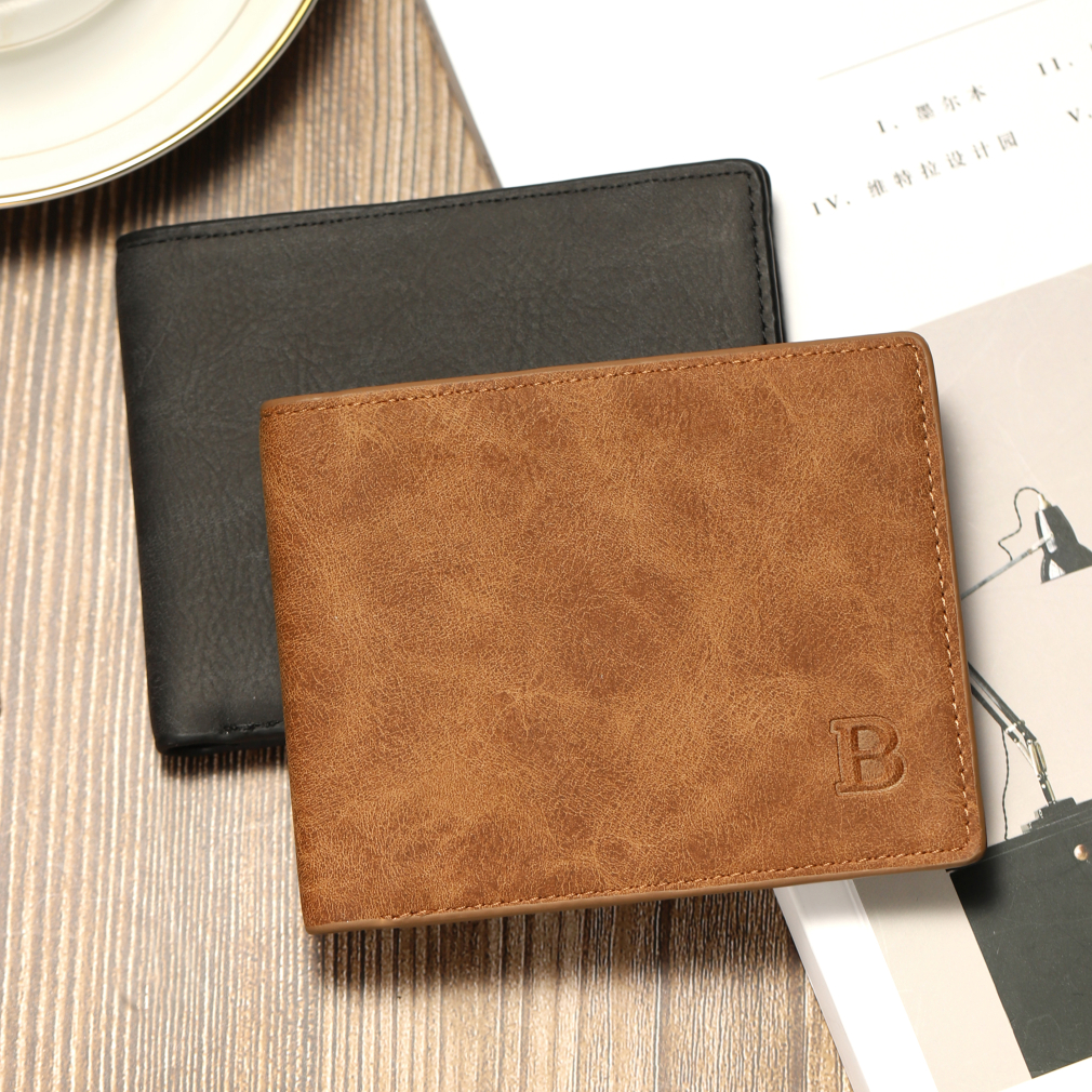 RFID Theft Protect Wallets New Men's Classic Leather Pockets Credit/ID Cards Holder Purse Wallet
