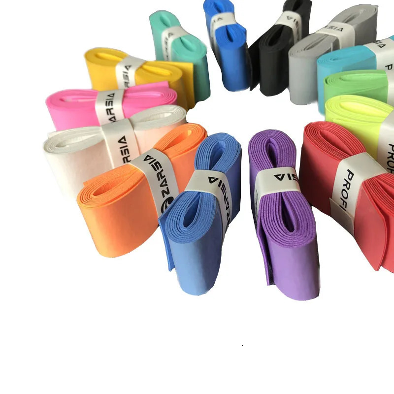 100pcs ZARSIA Antislip Tennis Overgrips Tacky Feel Badminton Racket Grips Sweatbands Absorbed Wraps Tapes 240621