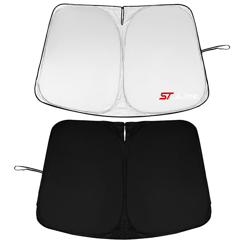 Automobile sunshade front windshield curtain visor for Ford ST-line Focus 2 3 Mondeo Ecosport Kuga Mk4 Fiesta Mk3 Accessories