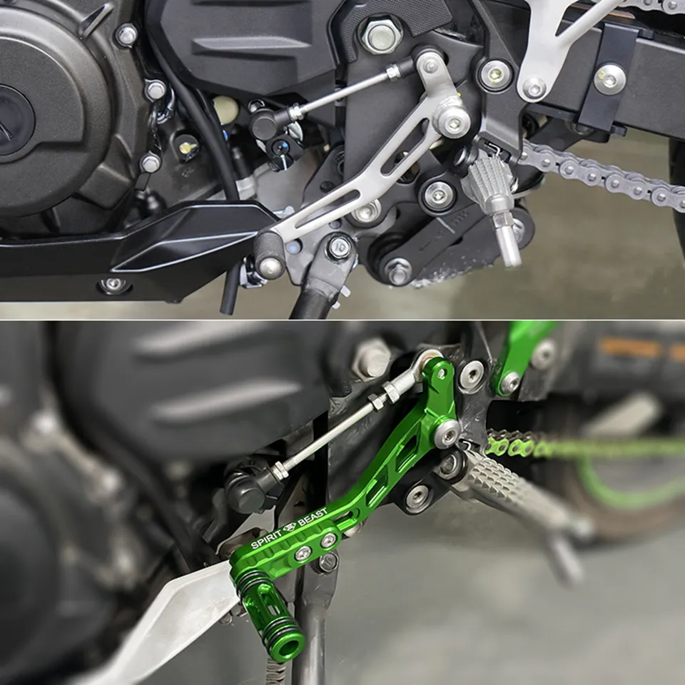 Spirit Beast Motorcycle Bracket shift lever adjustable shift lever Extended foot step shifting For Kawasaki ninja400 z400