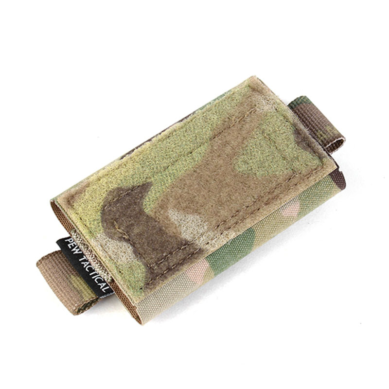 Tactical Helmet Battery Case Pouch AXL Battery Storage Bag for CR2 CAR123A 5 # Camouflage Outdoor