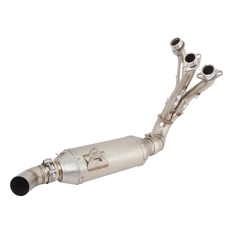 For YAMAHA Tracer 9/9GT 2021-2023 MT09 FZ09 2020-2023 XSR900 Motorcycle Exhaust Muffler Tail Pipe Full Exhaust Ssytem Front Tube
