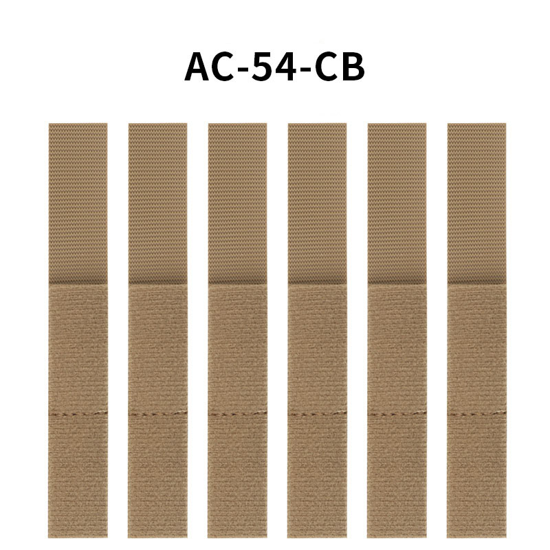 Outdoor Tactical Vest Accessories Radio PTT Cable Storage Magic Tape Cover Molle Mount