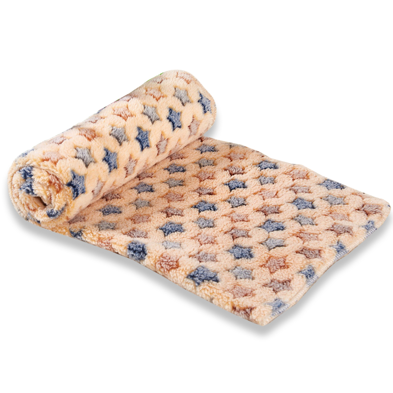 Pet Blanket Cute Star Print Pet Mat Soft and Fluffy Blankets for Puppy Comfortable Pet Blanket Dogs Cats Pet Supplies для собак