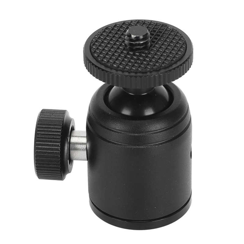 Ball Head 360 Degree Rotating Panoramic Tripod Mount Ball Head with 1/4inch Hot Shoe for DSLR Camera