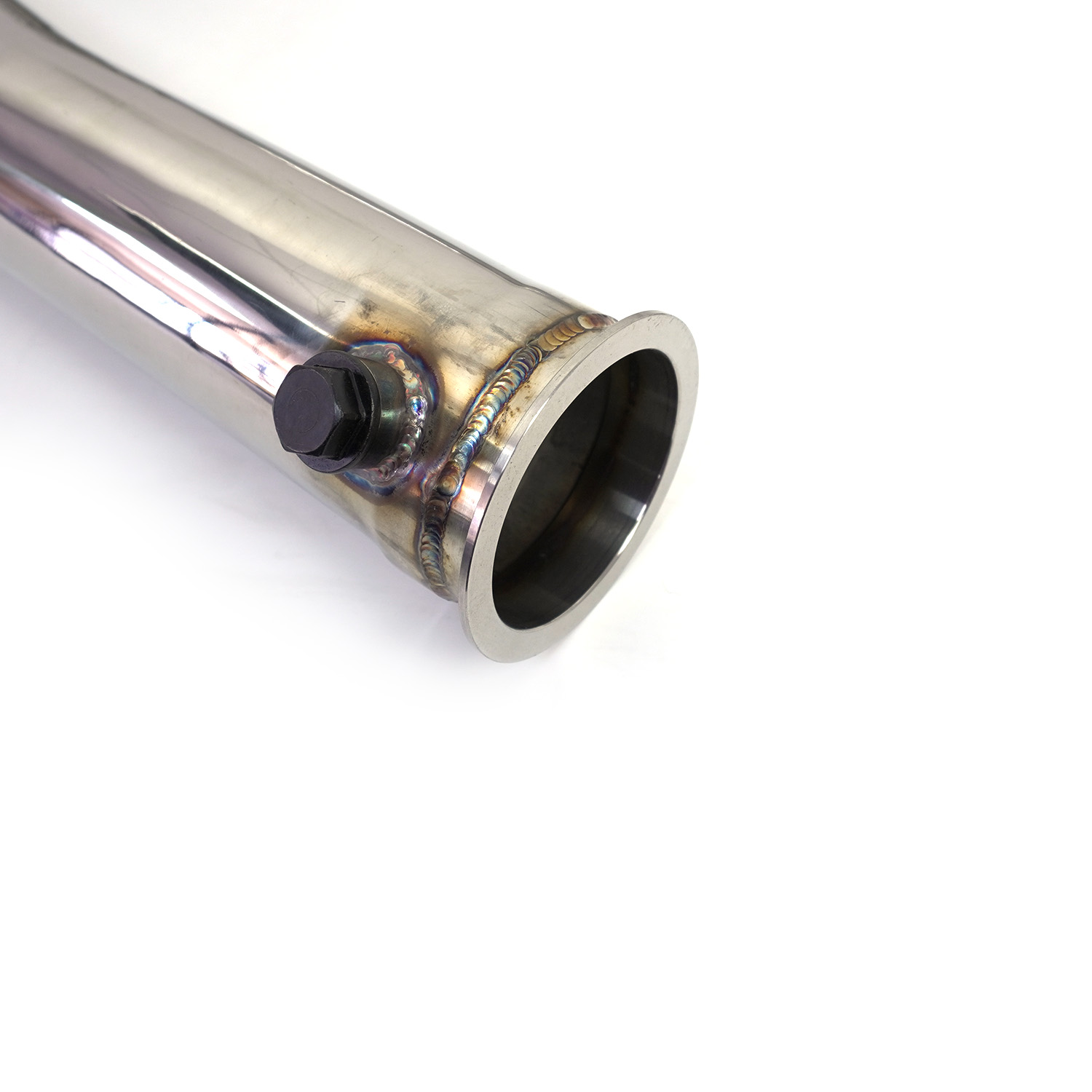 Car MK5 MK6 GTI Downpipe 2.5inch - 3inch Down Pipe for Audi A3 for Volkswagen VW Golf MK5 MK6 GTI Jetta 2.0T TSI 63mm to 76mm