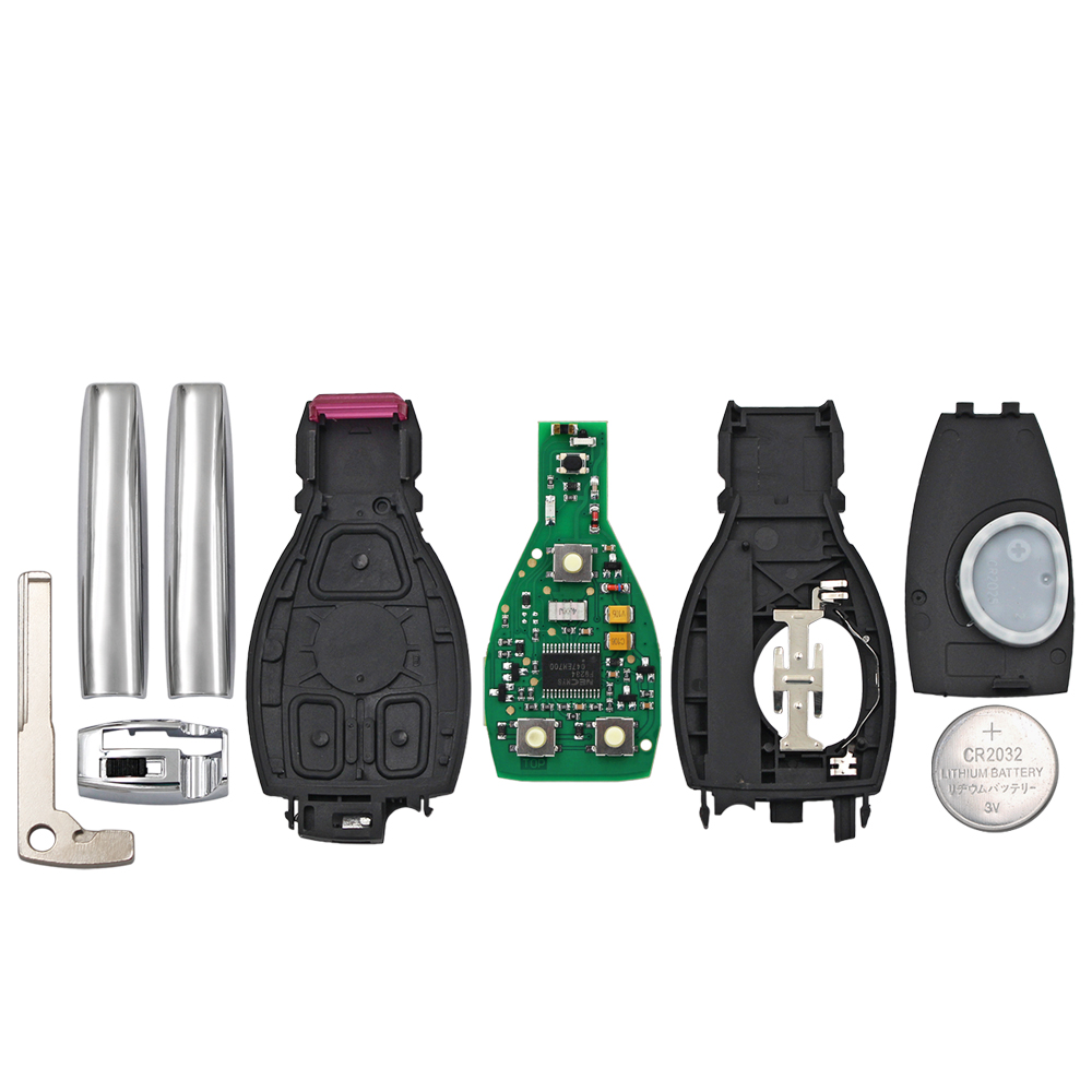 BGA &NEC For Mercedes A B C E S Class W203 W204 W205 W210 W211 W212 W221 W222 Smart Remote Key 315MHz /433.92MHz
