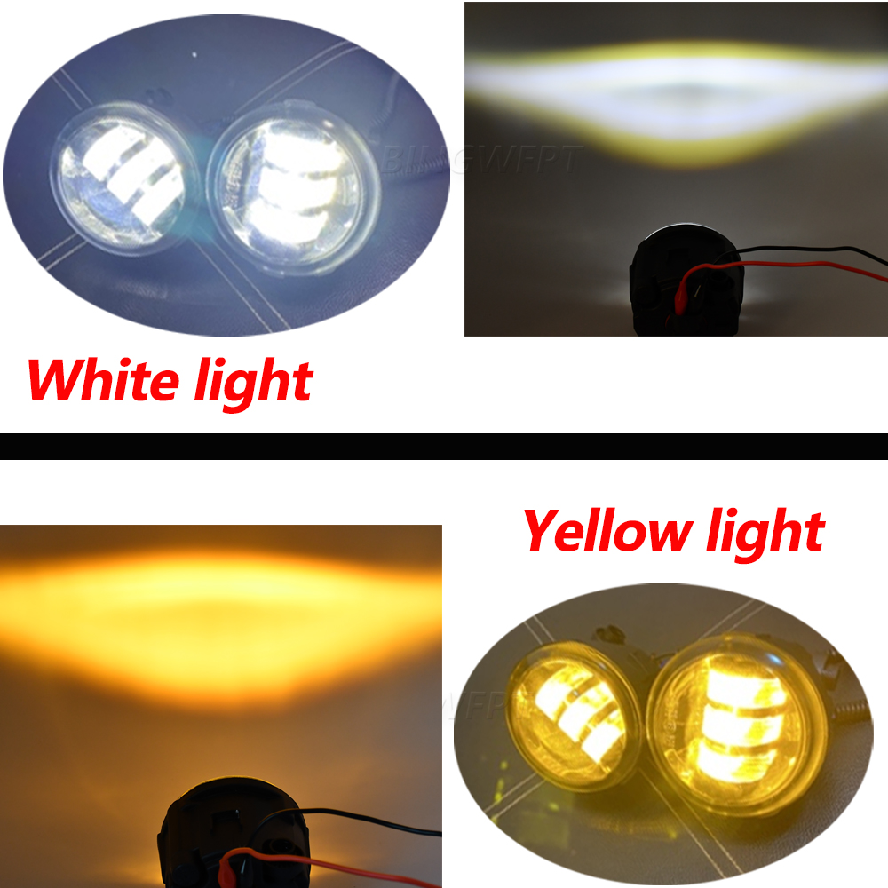 For Infiniti EX25 M25 M56 FX FX35 FX37 FX45 FX50 FX30D 2006-2015 Car LED Fog Light Daytime Running Light DRL 12V 2 Pieces