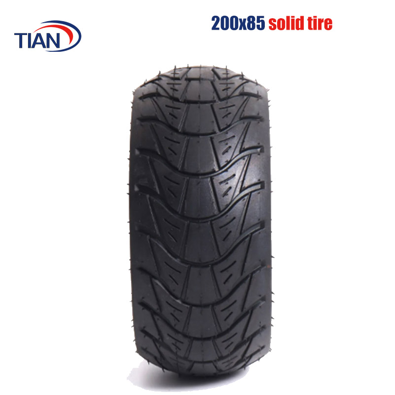 8 Inch Solid Tire 200X85 Electric Scooter Tyre For Hero S8 X8 Varla Pegasus Anti-skid Wear-resistant Solid Tires