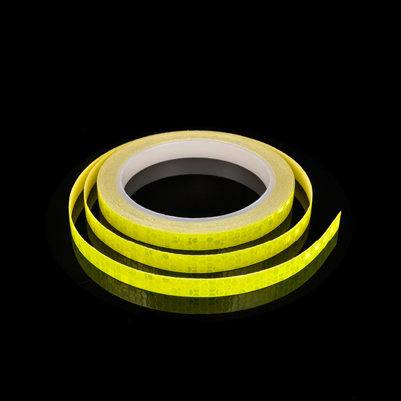 1PC 8 Meter Motorcycle Bike Body Rim Wheel Stripe Tape Stickers Car Styling Reflective Stripe Tape Decorative Blue/Red/Yellow