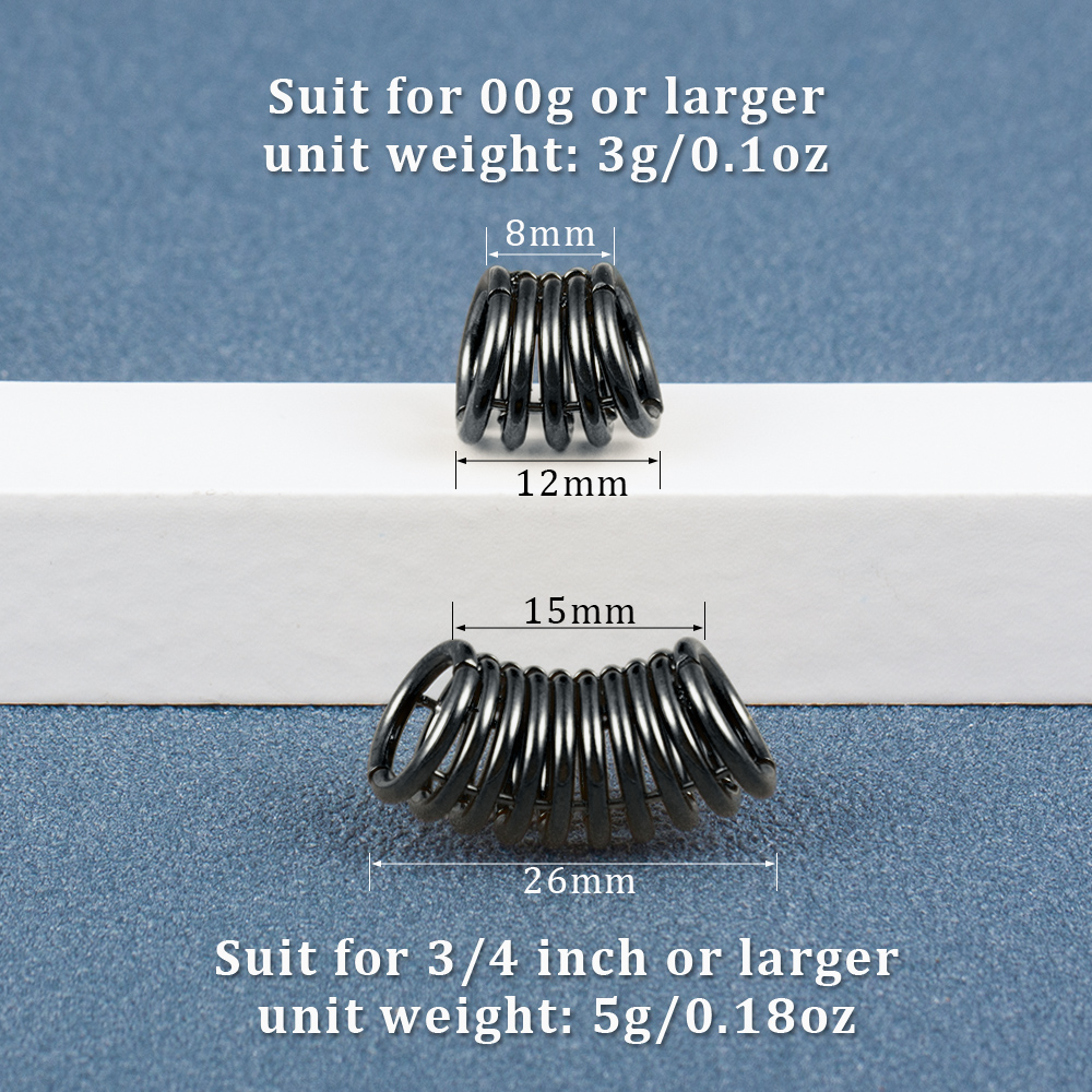 Giga 5 in 1 Stack Rings Design Ear Cuff Gauges Plugs Expander Ear Tunnels 10 in 1 Stretcher Earring Body Piercing Jewelry