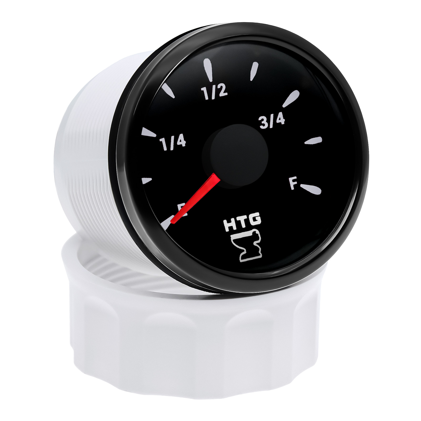 12V 24V Sewage Level Gauge 52mm HTG Boat Holding Tank Level Gauge HTG With 7 Colors For Car Marine Truck Waste Water Level Meter